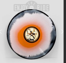 John Morris Clue the Movie Soundtrack ETR132 Black White Orange Swirl /500 picture