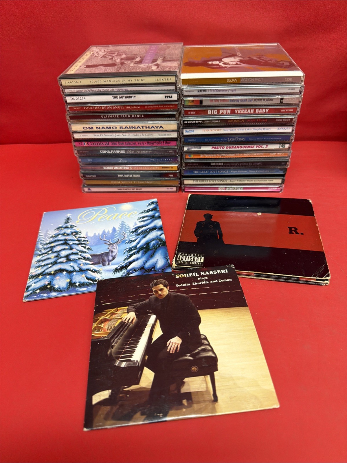 Mixed Lot 30 CDs Rock Pop R&B 10,000 Maniacs Monica Big Pun Sloan Maxwell  #60