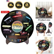 Vinyl Record 1966 Birthday Decoration, Vintage Back In 1966 Birthday Party Po... picture