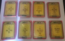 Radio 8-Track Tapes Vintage 1940's & 50's (8) mixed lot new sealed picture
