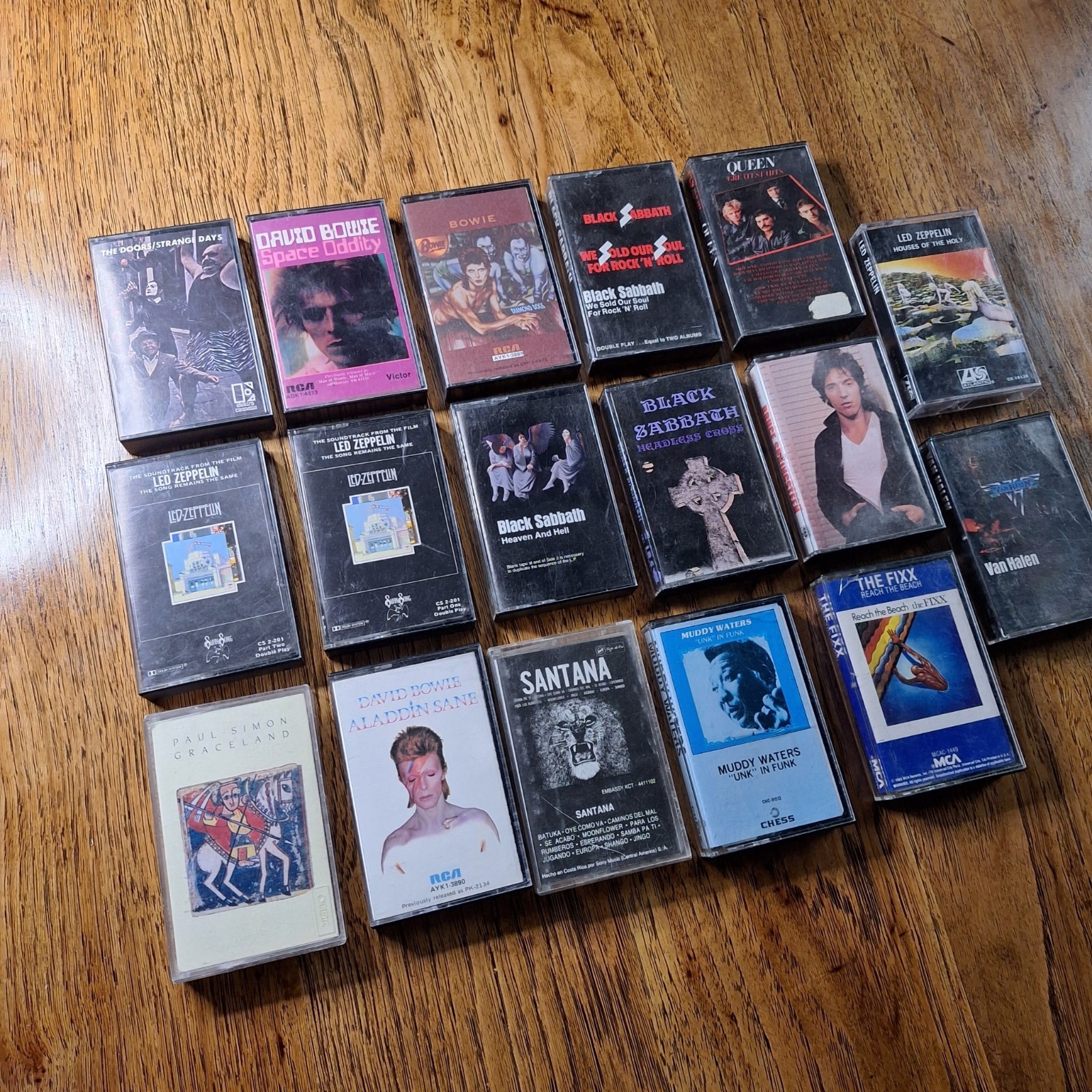 Lot Of 17 Rock Cassette Tapes
