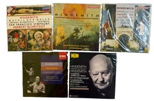Lot 5 Paul Hindemith CDs Classical Music FIVE MINT DISCS No Cases picture