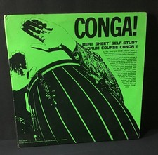 BEAT SHEET drum study course CONGA funky PERCUSSION drums OG 2 Vinyl VG++ picture