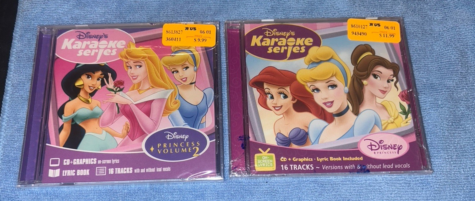 DISNEY'S KARAOKE SERIES: DISNEY PRINCESS Volume 1&2