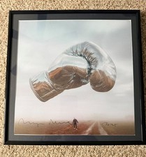 BRYAN ADAMS: ROLL WITH THE PUNCHES FRAMED SIGNED AUTOGRAPHED CARD picture