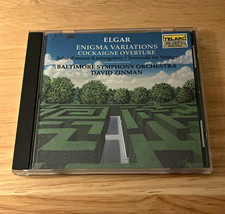 Telarc Elgar Enigma Variations/Cockaigne Overture Zinman/BSO CD-80192 1989 picture