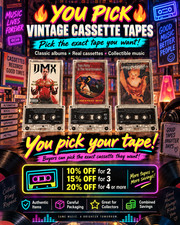 Collectible Vintage Cassette Tapes 🔥YOU PICK🔥 picture