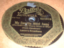 78RPM Pathe 021019 Sam Lanin's Arcadians - My Sweetie Went Away / Annabelle, VG picture