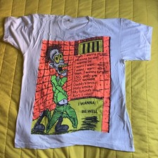Ramones Original Rare Vintage T-shirt Europe 1988 Brixton London picture