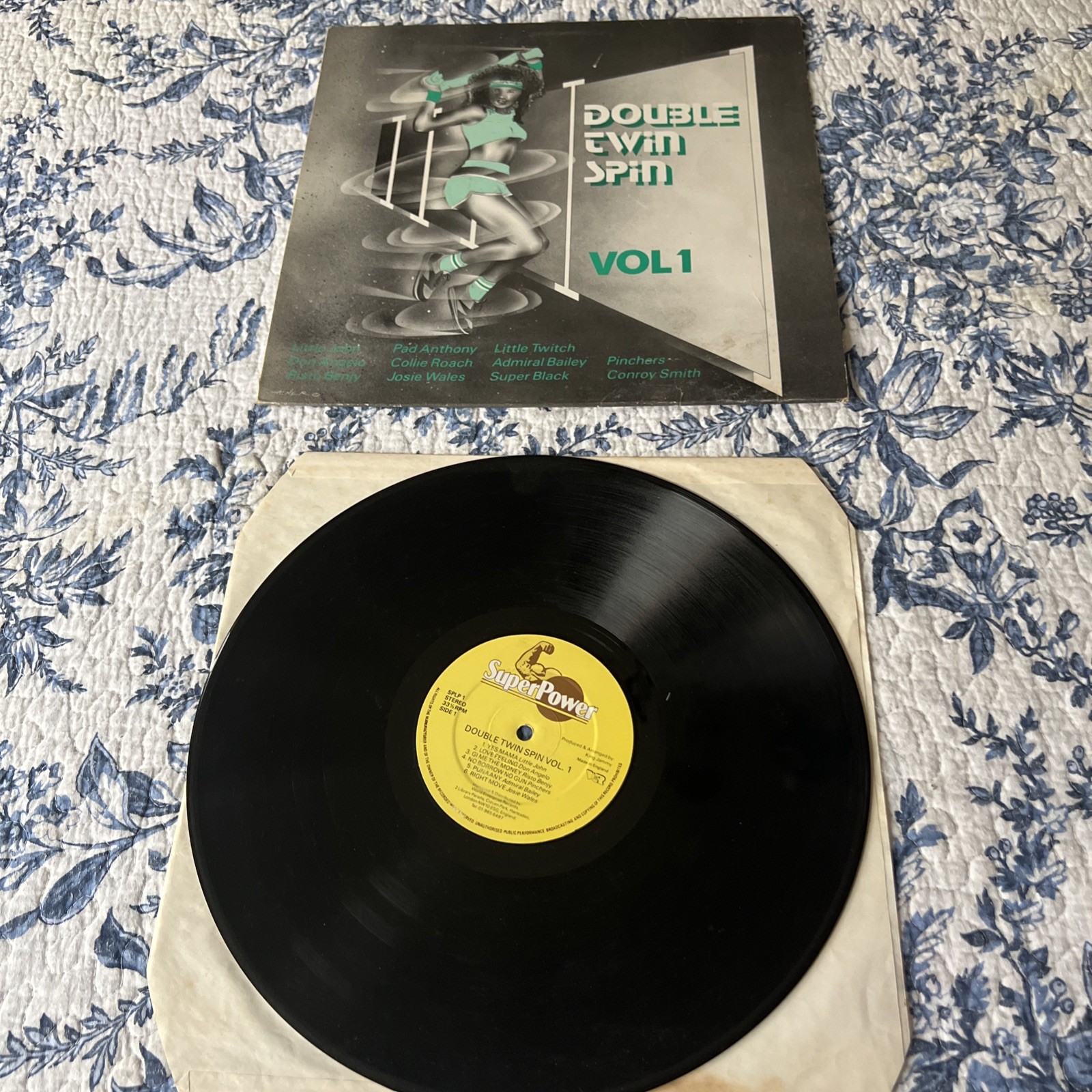 LP VARIOUS Double Twin Spin Vol SPLP1 Super Power UK Vinyl