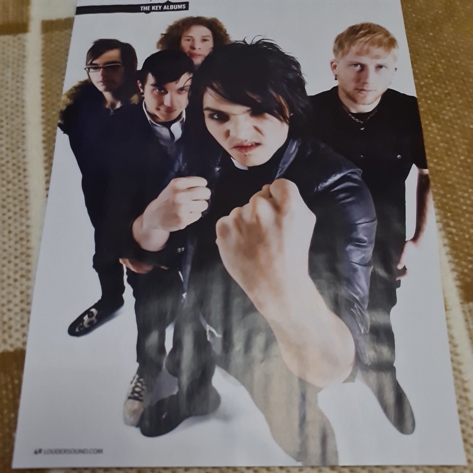 MY CHEMICAL ROMANCE GERARD WAY A4 POSTER MAGAZINE CLIPPING