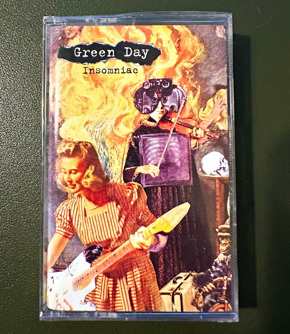 Green Day - Insomniac Cassette Album (1995) - Factory Sealed Original Vintage