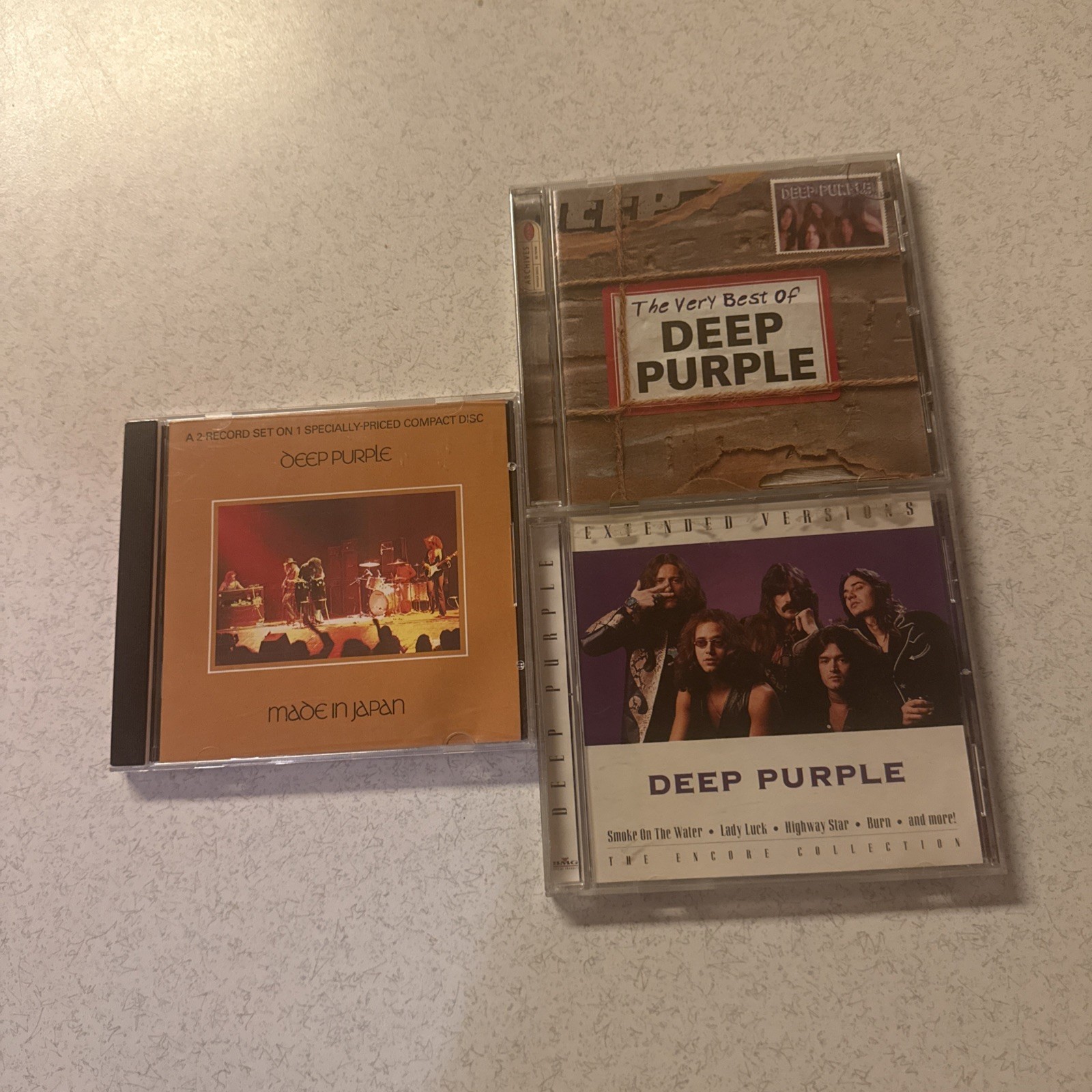 Deep Purple cd bundle - Battle Of The Bands (1993) & Made In Japan (1973) CDs