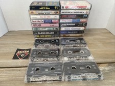 Vintage Lot Of 22 Country Assorted 70’s & 80’s Hank Waylon Dolly Cassette Tapes picture