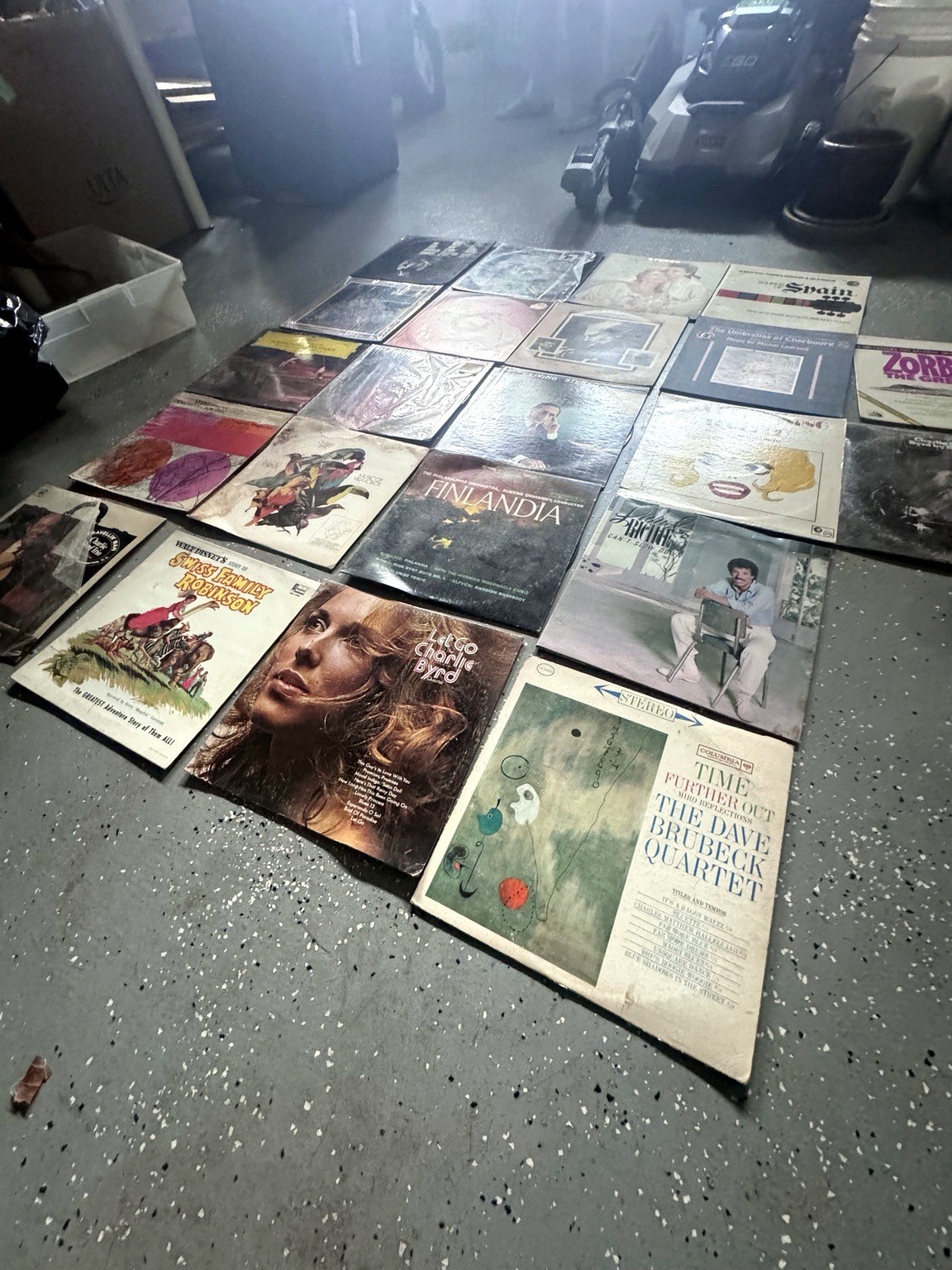 Large Vintage Vinyl LP Record Lot Dave Brubeck Santana Classical Soundtracks