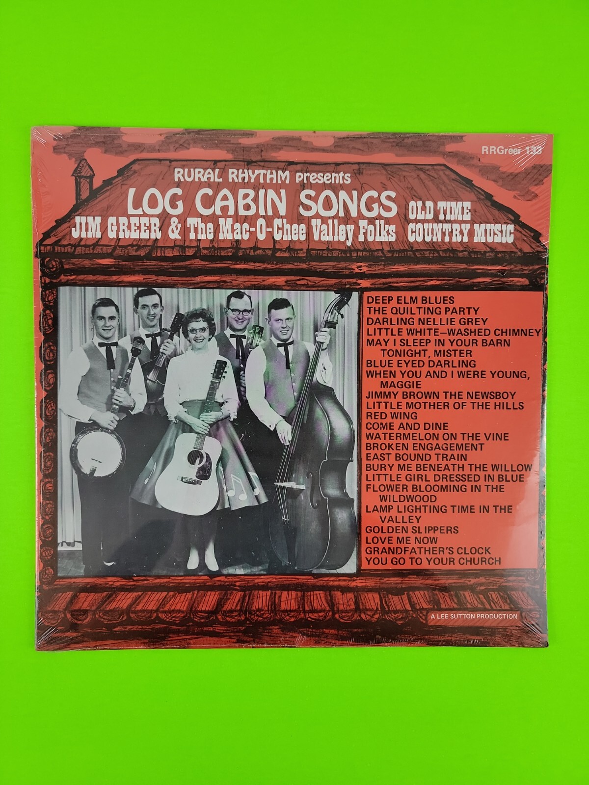 Jim Greer & The Mac-O-Chee Valley Folks Log Cabin Songs LP 1966 Press NEW SEALED