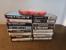 LOT OF 17 ASSORTED MIXED CASSETTE TAPES POP COUNTRY OLDIES CLASSICAL COMEDY picture