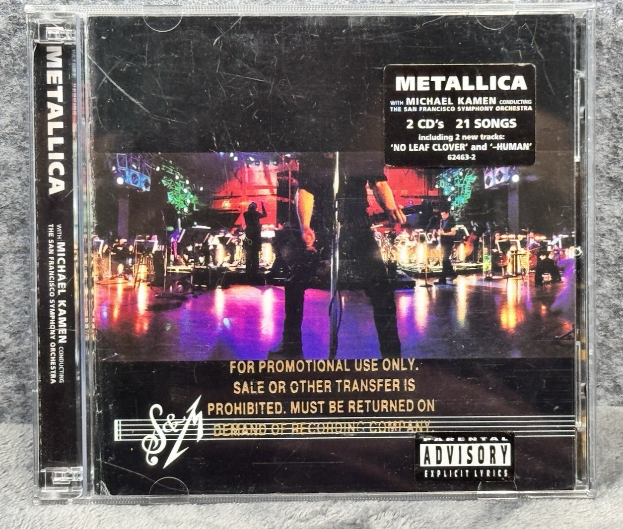 METALLICA S&M 2 Discs Promo CD 1999 Elektra w/ San Francisco Symphony Orchestra