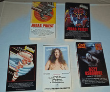 Vintage 80s Heavy Metal Cassette J-CARD ONLY Case Lot - Iron Maiden Judas Priest picture