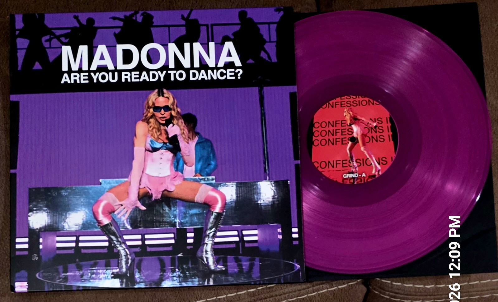 Ultra Rare New  Madonna - Confessions ll Live in NYC Pink Colored Vinyl lp 