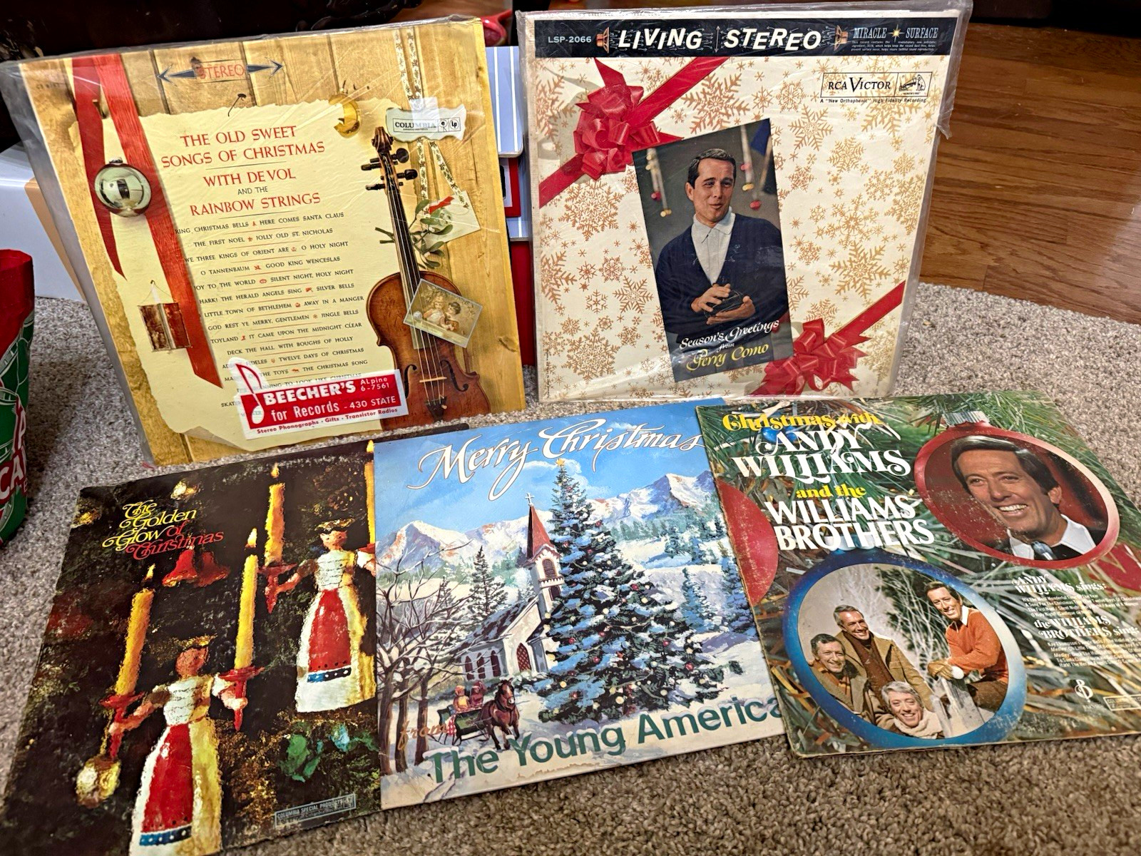 Vintage Christmas Vinyl Record lot (5)