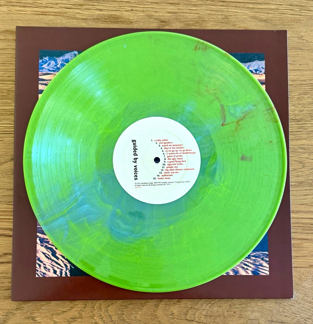 Guided by Voices Alien Lanes 2020 Matador Green Multi Colored Vinyl Limited NM-