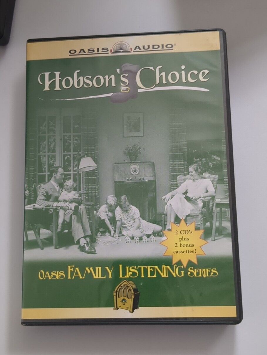 Hobson\'s Choice, Oasis Family Listening Series. Cassette Tapes and CDs.