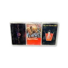 Lot of 3 Black 'N Blue Cassette Tapes, Self Titled, In Heat, Nasty Nasty picture
