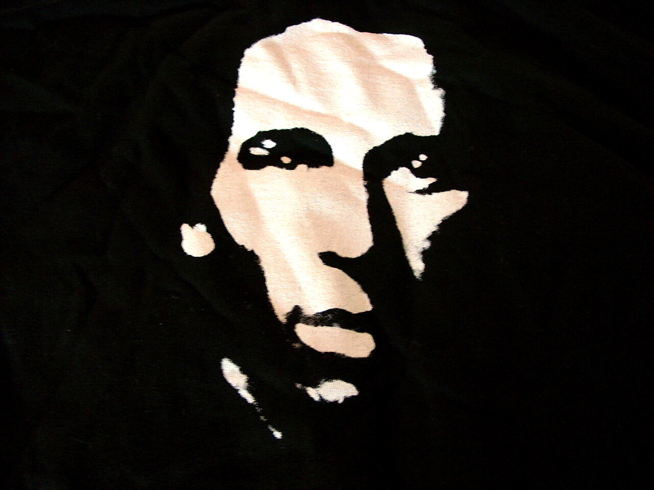 👀VINTAGE MARLEY AAA THICK COTTON LARGE T-SHIRT BLACK [NOS] WILL NOT FADE LOOK👀