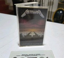 Vintage Metallica Master Of Puppets Cassette Tape 1986 Elektra Records 960439-4  picture
