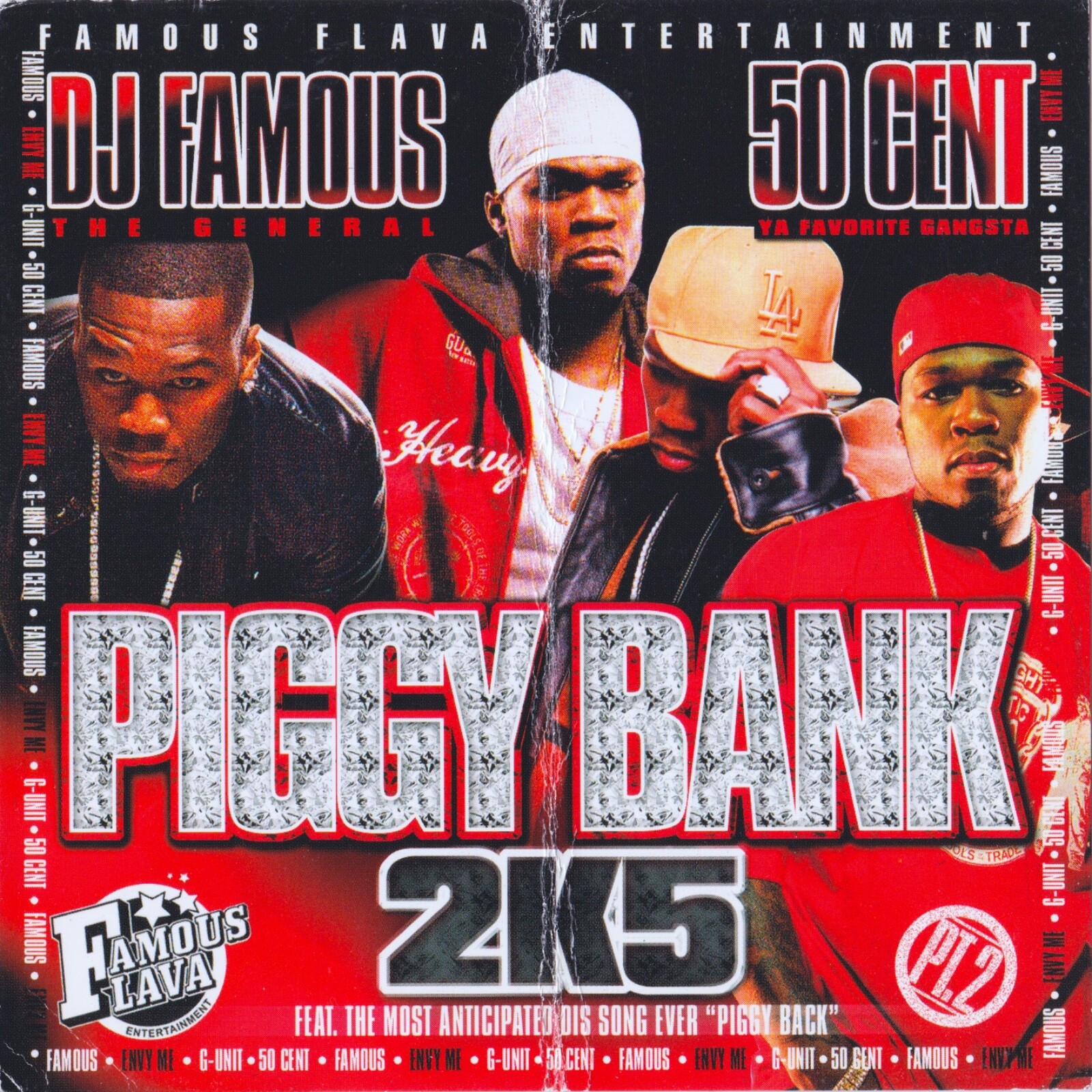DJ FAMOUS 50 CENT G-UNIT PIGGY BANK 2K5 NYC MIXTAPE MIX CD