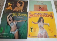 LOT Of Vintage Belly Dancing Vinyl Records, Total Of 6 Records picture