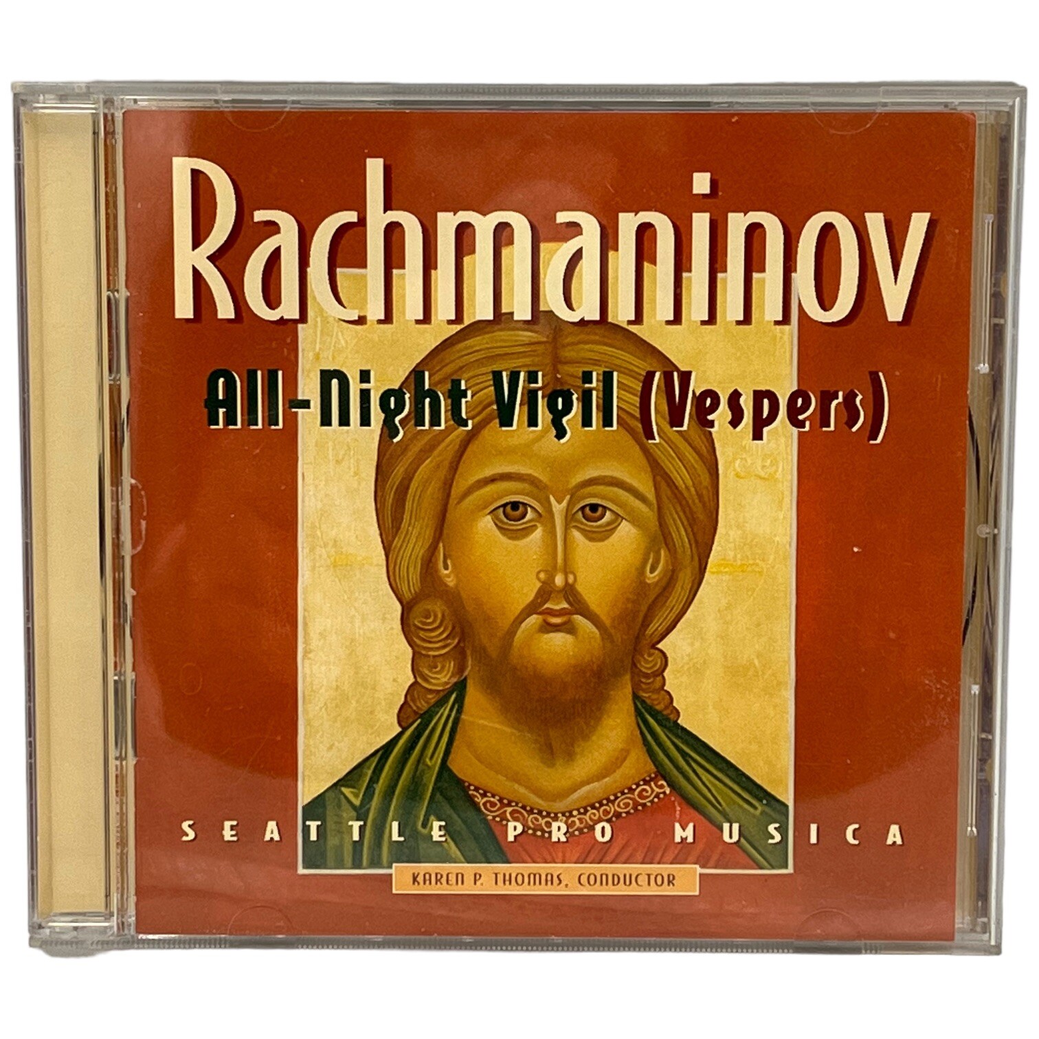 Unknown Artist : Rachmaninoff: All-Night Vigil (Vespers) CD