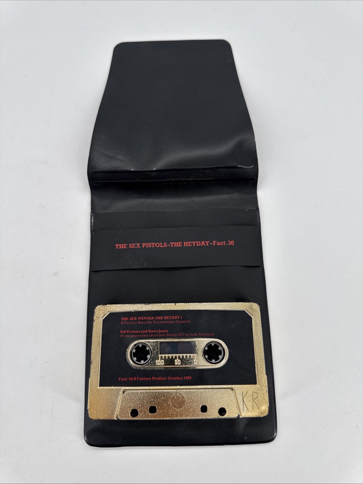 THE SEX PISTOLS-THE HEYDAY-Fact.30 Interview Cassette designed by Peter Saville