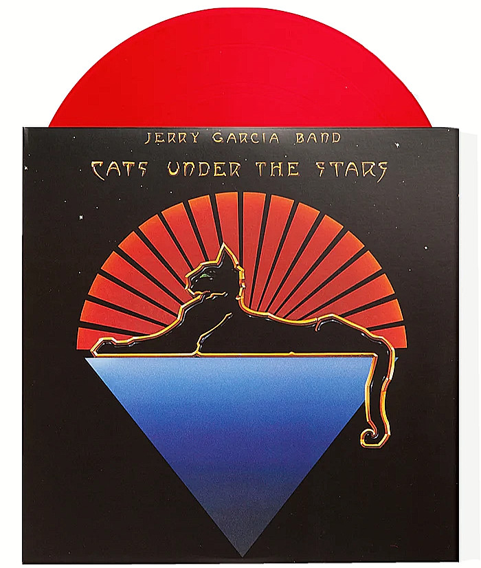 Jerry Garcia Band Cats Under The Stars Exclusive Red 180G Vinyl Download 1/1500