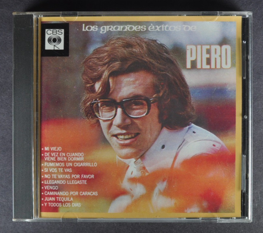 PIERO Lo s Grandes Exitos  LATIN CD CBS USA PRESS