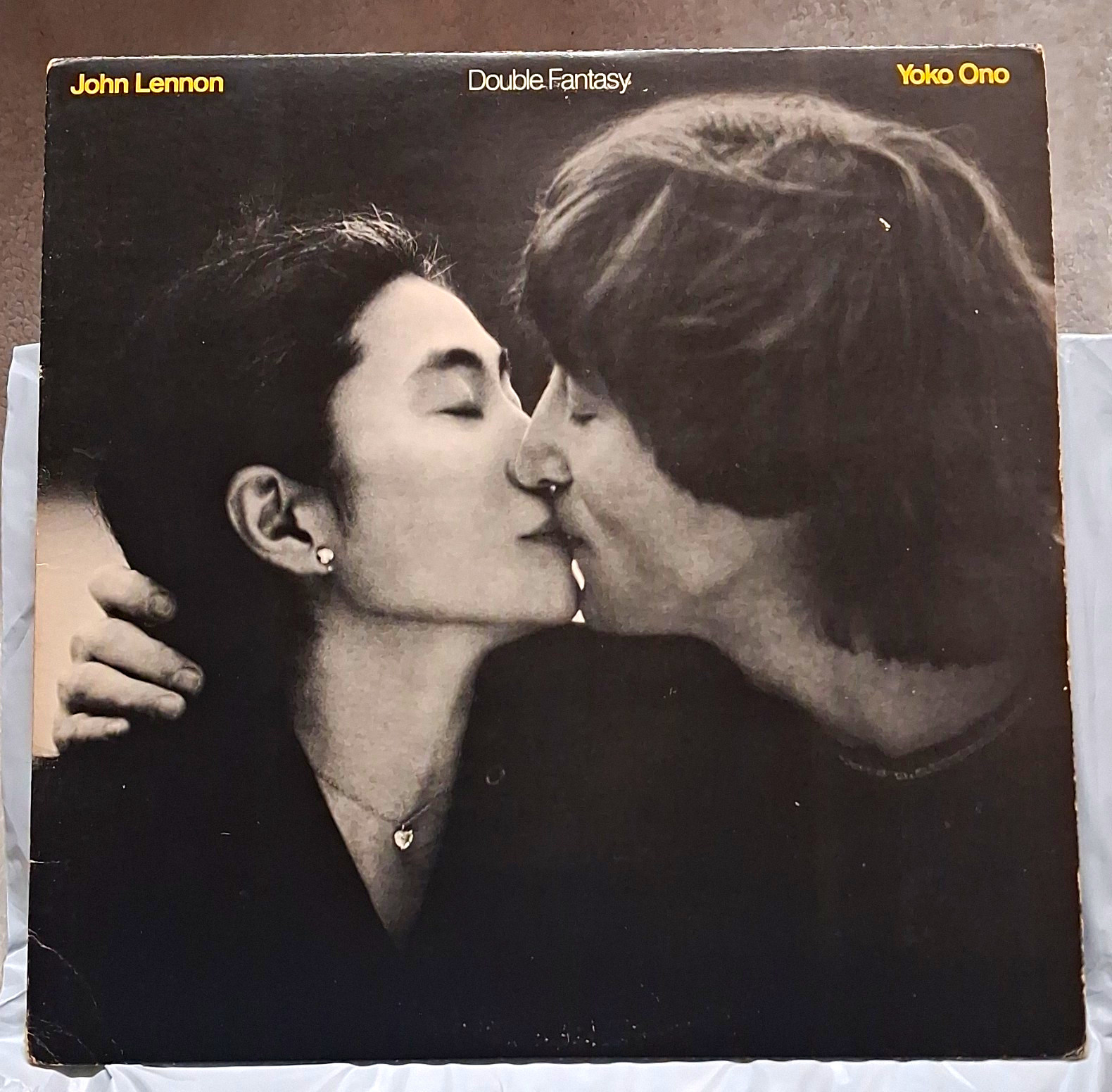 John Lennon & Yoko Ono Double Fantasy Vinyl LP Geffen GHS 2001 1980