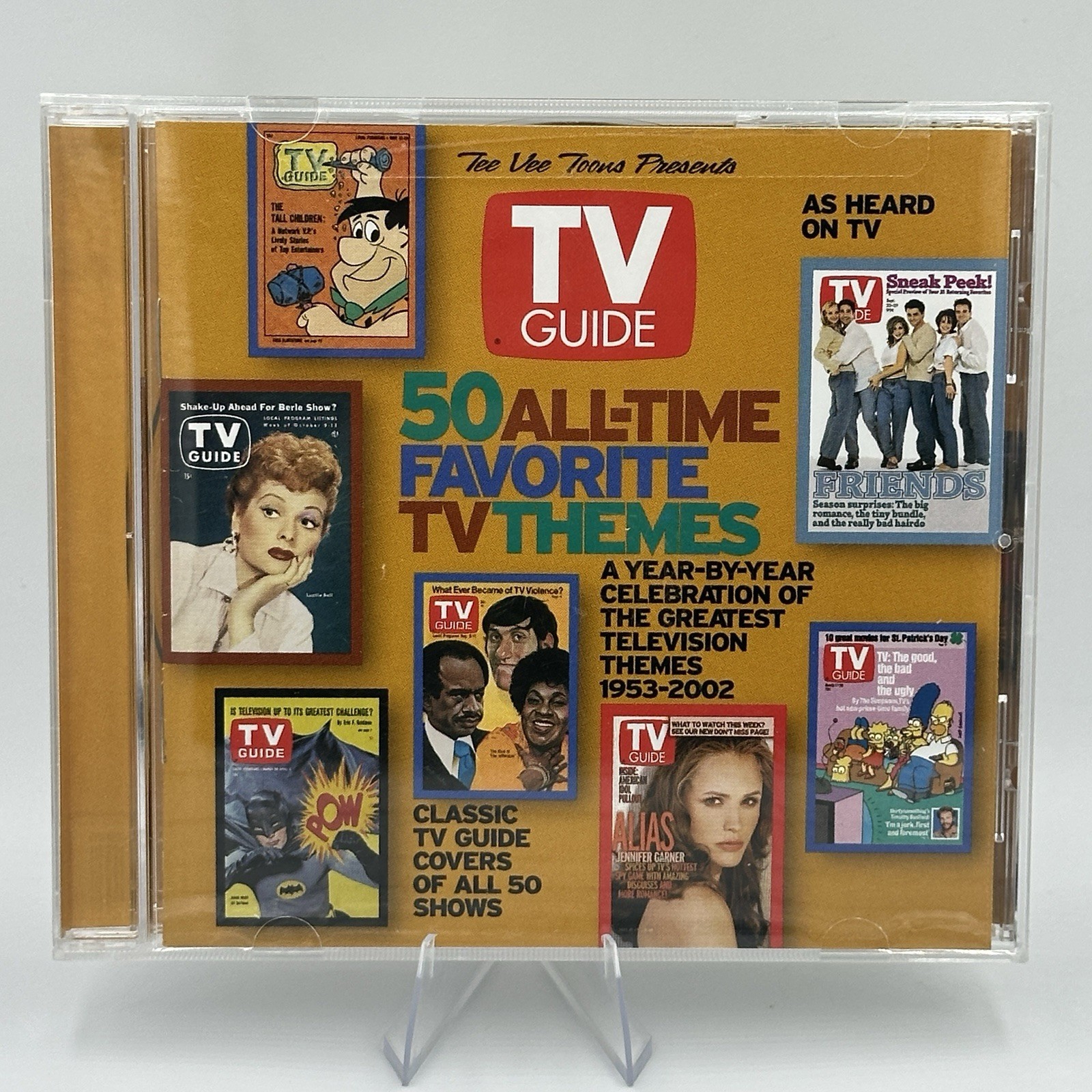 TV Guide: 50 All-Time Favorite TV Themes 1953-2002 (CD) VG FREE US SHIPPING