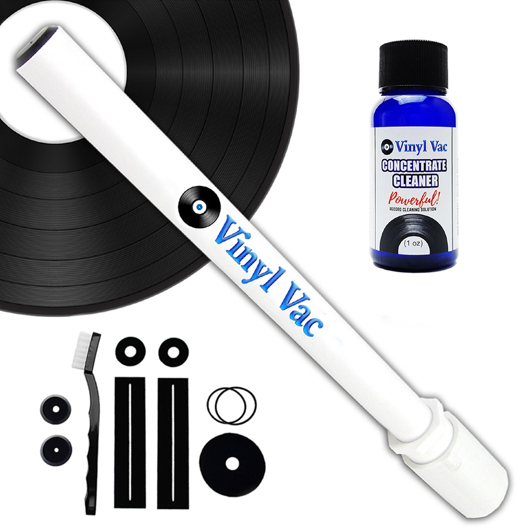 Vinyl Vac 33 Combo Record Cleaning Kit (1 oz) Vac Wand - Official Brand Listing
