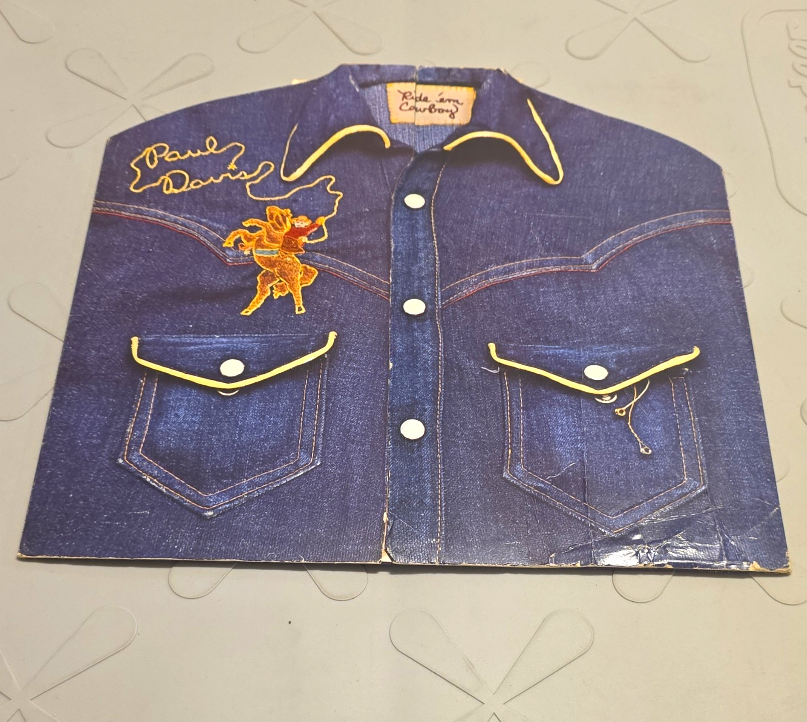 Paul Davis Ride \'Em Cowboy Bang Records 12\
