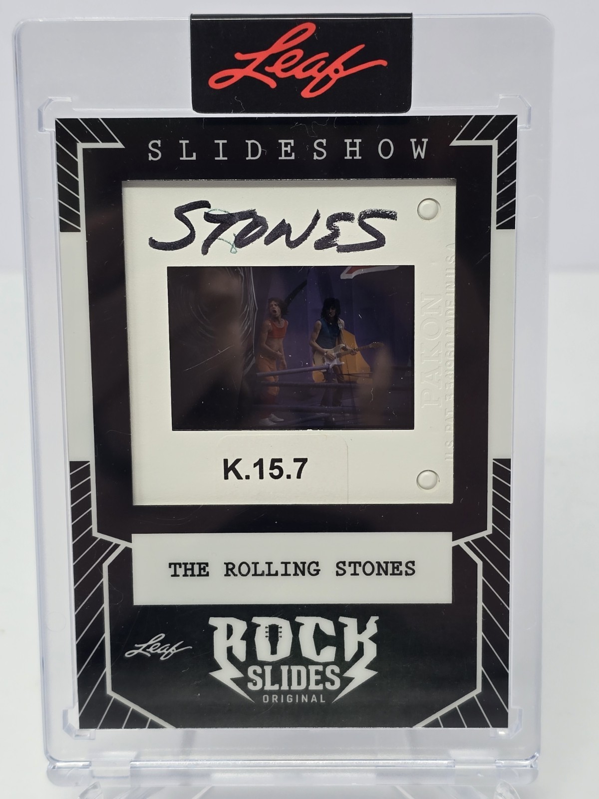 2026 Leaf Slideshow - The Rolling Stones Original Rock Slides #RS-RS1