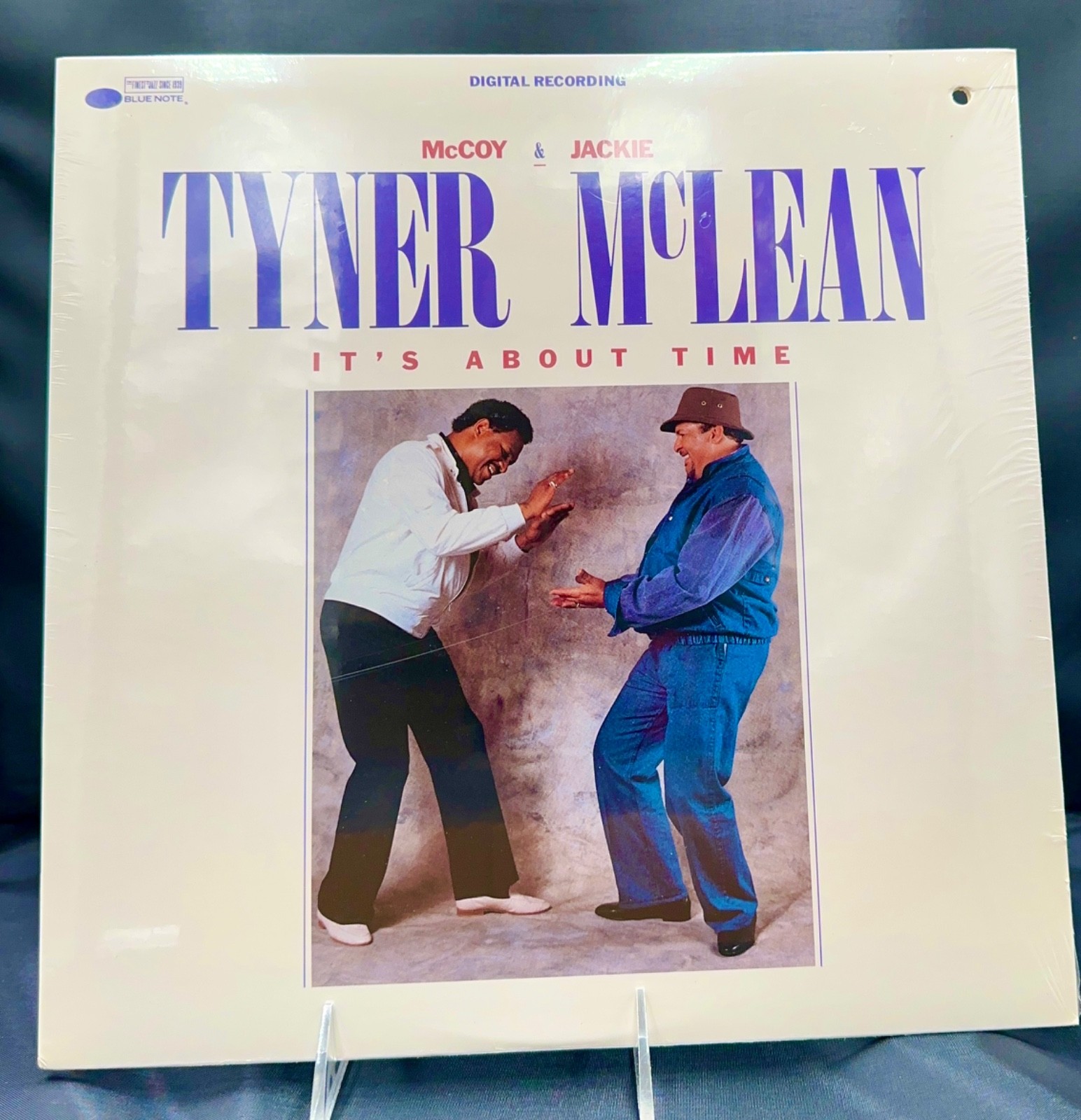 LP: McCoy Tyner & Jackie McLean, It\'s About Time, Blue Note , France, 1985, Hard