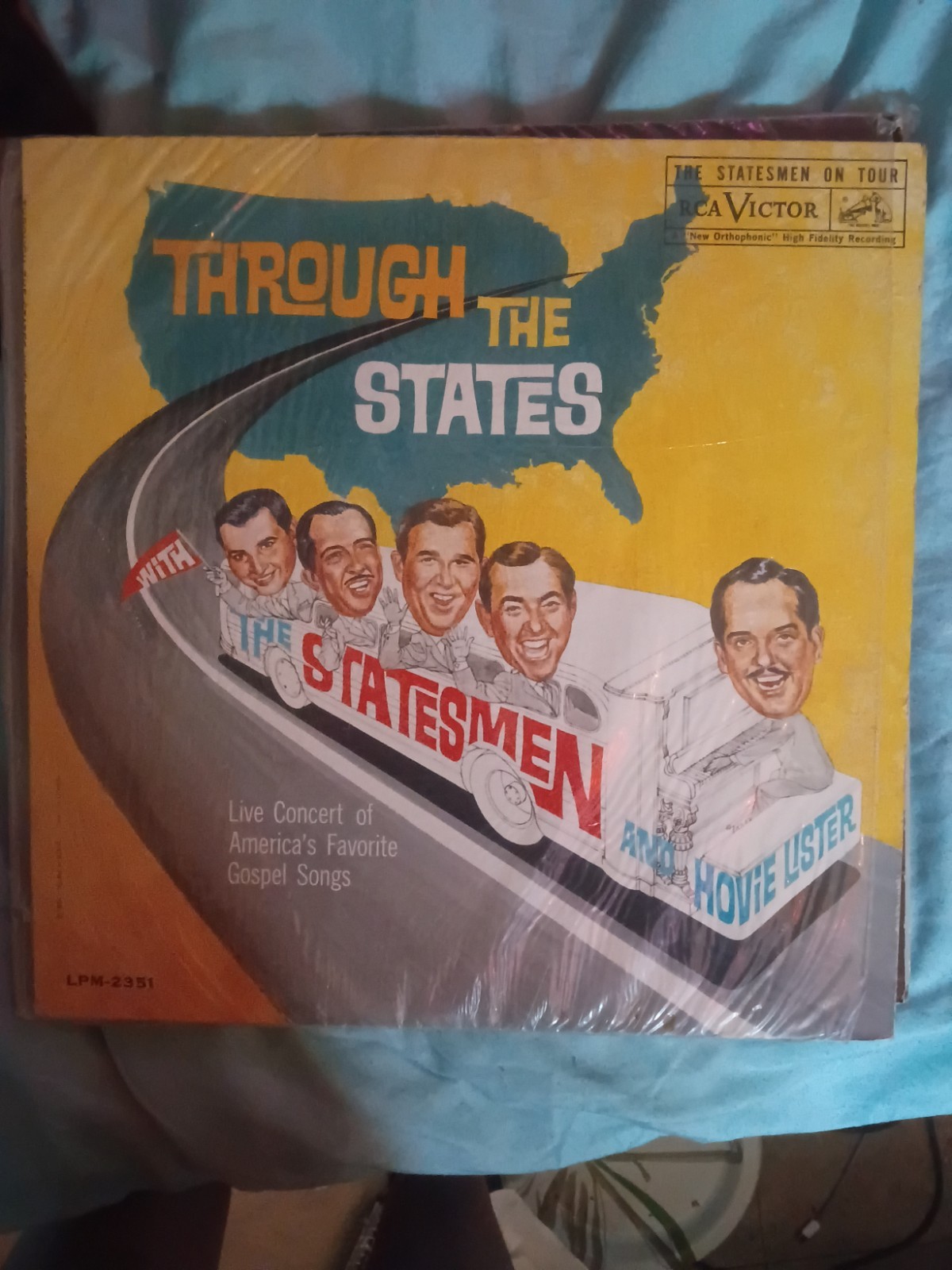 THE STATESMEN and HOVIE LISTER “Through The States” RCA rare orig press LP
