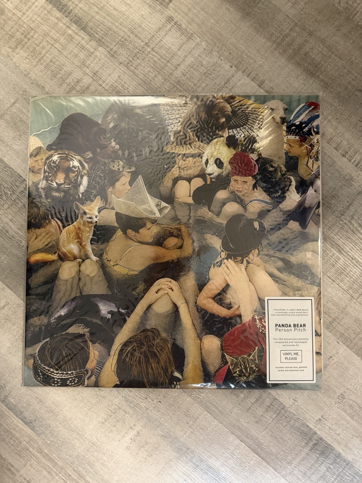 Panda Bear Person Pitch 2LP Vinyl Me Please Blue White Vinyl 2017 Sealed