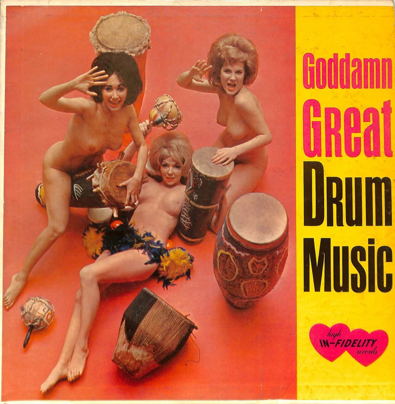 Music for Hangovers Drum Music Empty Jacket Gag Gift Lot NO RECORDS VG+
