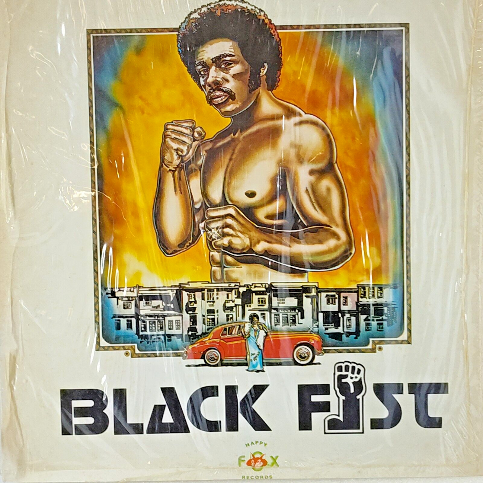 Black Fist Original Motion Picture Soundtrack 1977 Happy Fox Rec HF-1101 Vinyl
