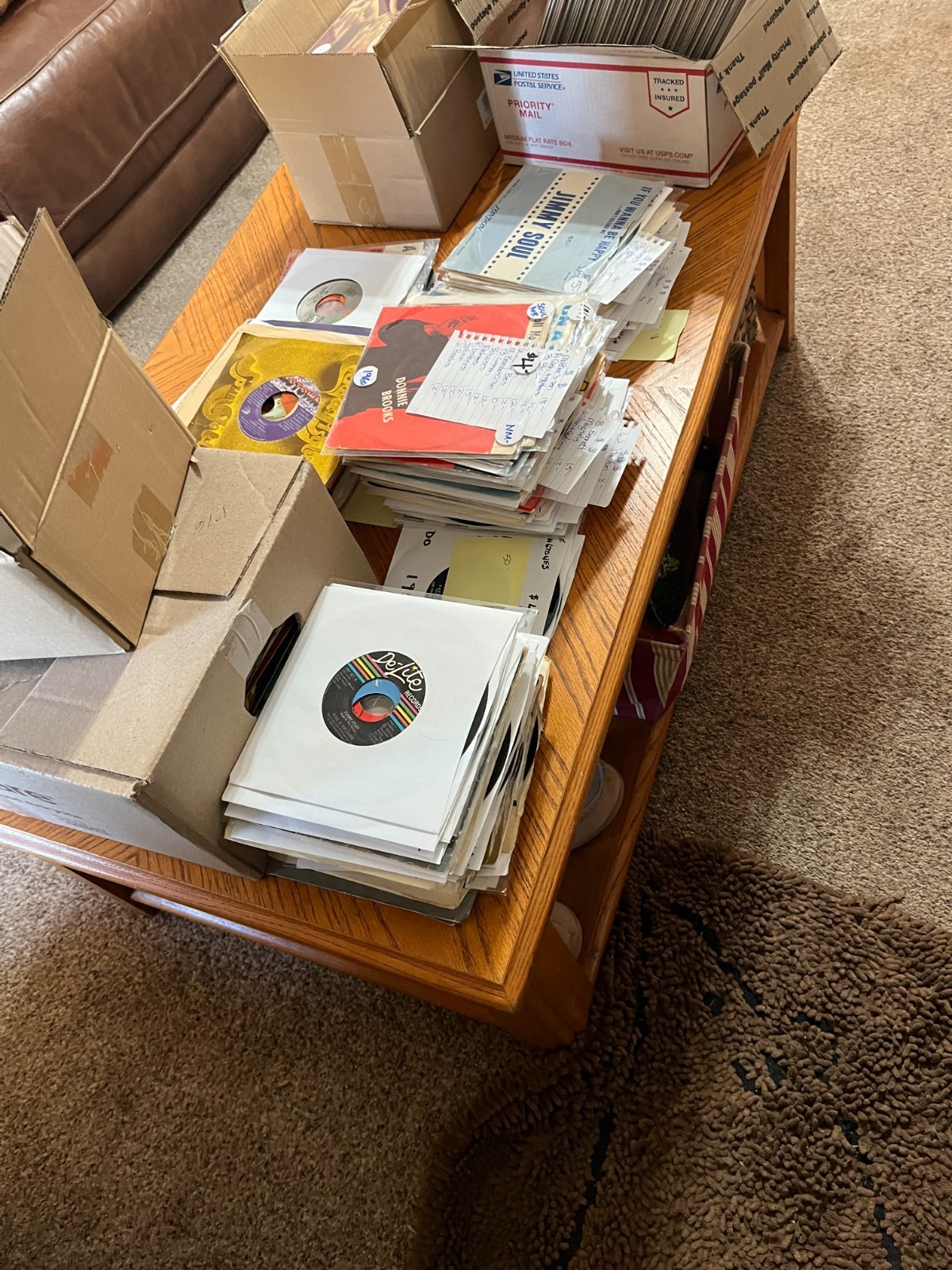 HUGE lot of 45  vinyl records lot, from 1952- 1970's-475 included