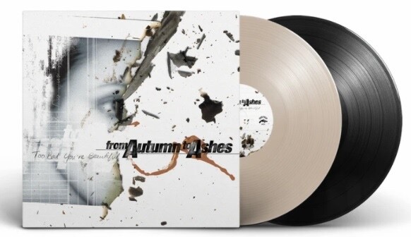 FROM AUTUMN TO ASHES Too Bad You're Beautiful NEW Bone-Black Vinyl 2LP underoath