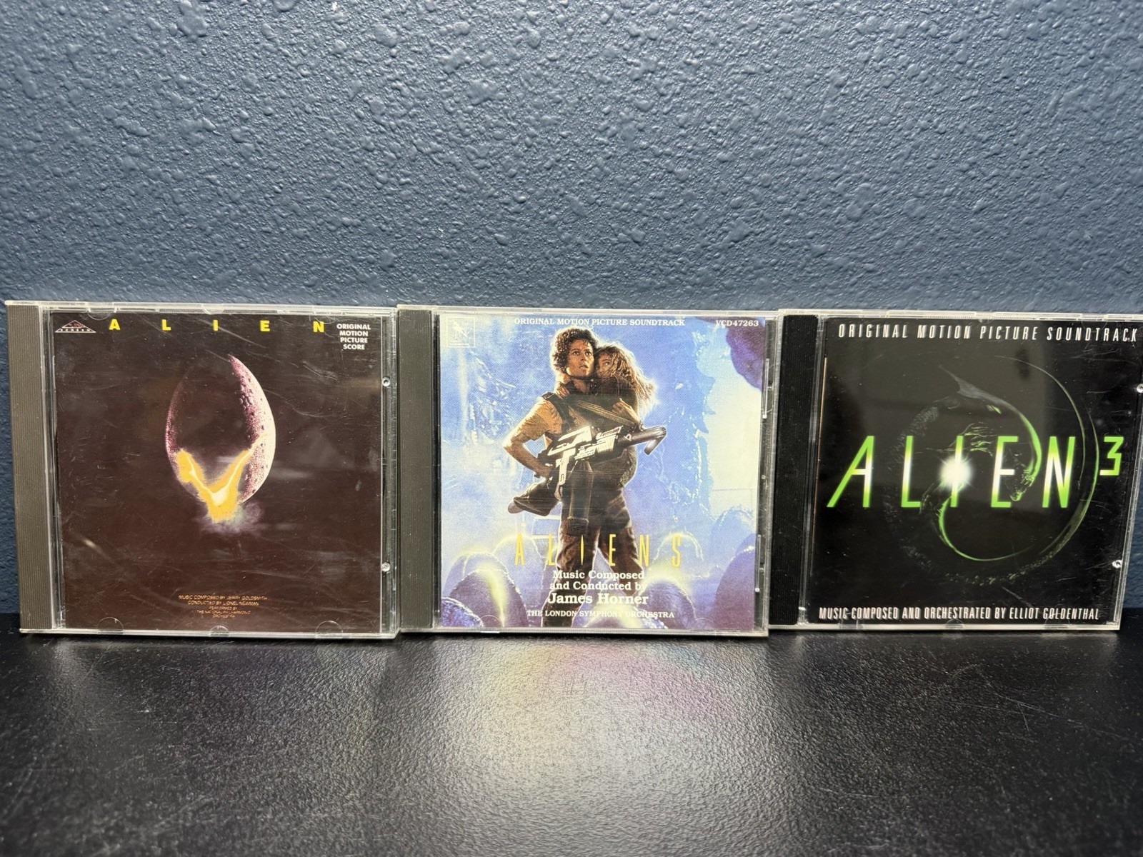 Alien Triolgy Motion Picture Soundtrack CD Set Of 3 Aliens Alien 3
