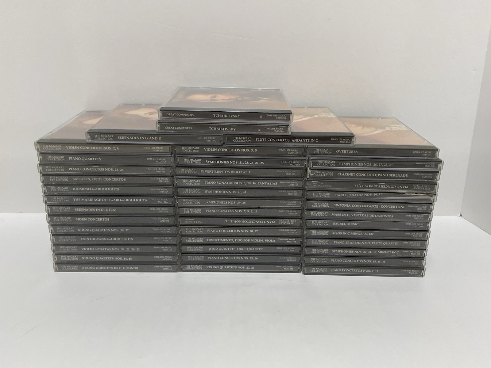 Time Life Mozart Collection Classical Box Set Volumes Lot of 40 + 2 Tchaikovsky